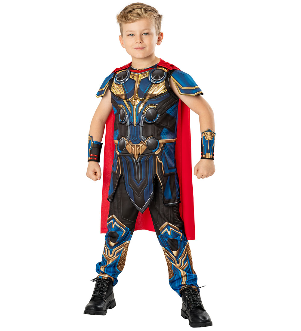 Rubies Kostüm - Marvel's Thor Deluxe Kostüm - Rubies - 5-6 Jahre (110-116) - Kostüme von Rubies