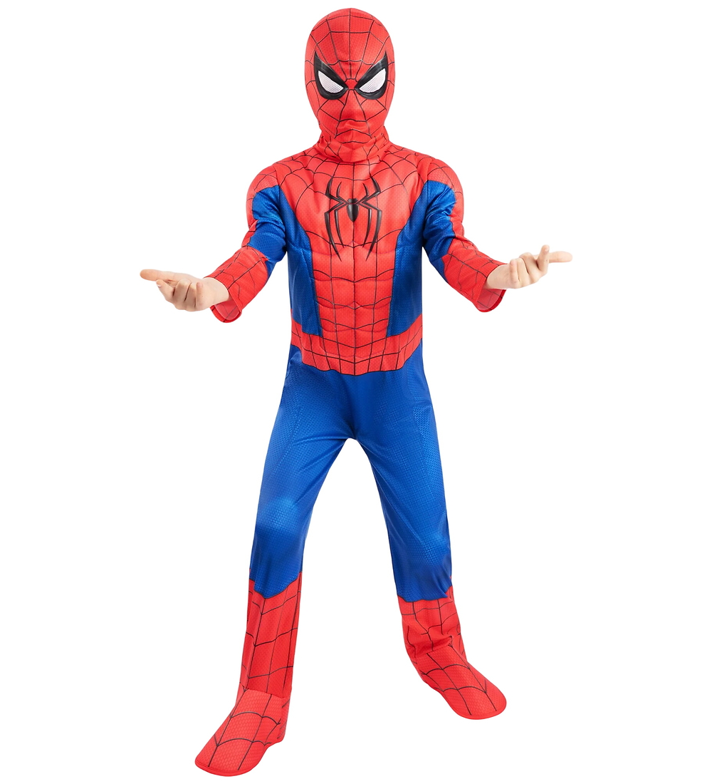 Rubies Kostüm - Spider-Man Film - Spider-Man Deluxe - Rubies - 7-8 Jahre (122-128) - Kostüme von Rubies