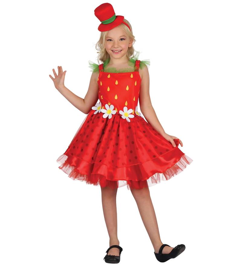 Rubies Kostüm - Strawberry Kiss - Rubies - 5-7 Jahre (110-122) - Kostüme von Rubies