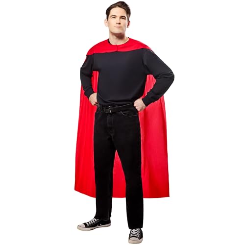 Rubies Offiziel DC Comics Superman Cape Erwachsenen-Zubehör,Verkleidung für Erwachsenen,Größe One Size Rubies Offiziel DC Comics Superman Cape Erwachsenen-Zubehör,Verkleidung für Erwachsenen,Größe One Size von Rubies