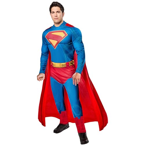 Rubies Offiziel DC Comics Deluxe Superman Erwachsenekostüm,Verkleidung für Erwachsenen,Größe Medium Rubies Offiziel DC Comics Deluxe Superman Erwachsenekostüm,Verkleidung für Erwachsenen,Größe Medium von Rubies