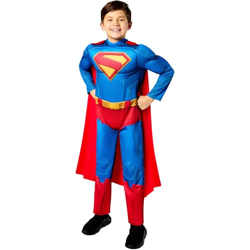 Rubies Offiziel DC Comics Deluxe Superman Kinderkostüm,Verkleidung für Kinder,Größe 9-10 Jahre Rubies Offiziel DC Comics Deluxe Superman Kinderkostüm,Verkleidung für Kinder,Größe 9-10 Jahre von Rubies