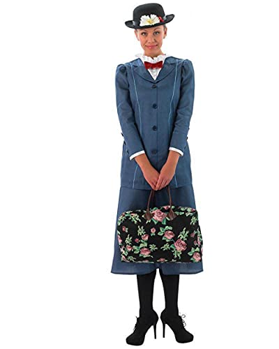 Rubies Offizielles Disney Mary Poppins Damen-Kostüm, Erwachsenenkostüm, Größe L Rubies Offizielles Disney Mary Poppins Damen-Kostüm, Erwachsenenkostüm, Größe L von Rubies