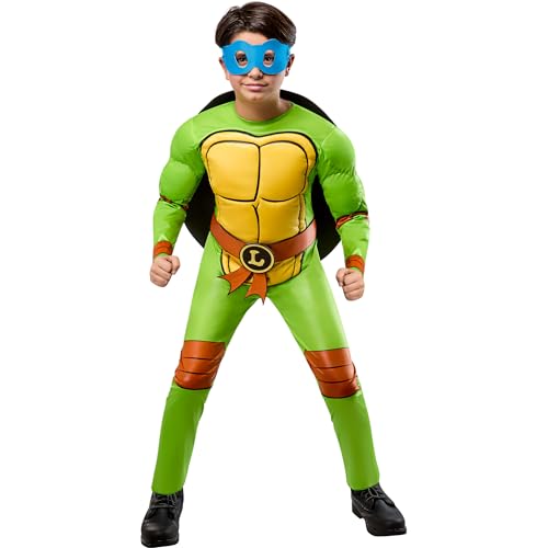 Rubies Offizielles Teenage Mutant Ninja Turtle 4-in-1 Kinderkostüm, Kinderkostüm, 7–8 Jahre Rubies Offizielles Teenage Mutant Ninja Turtle 4-in-1 Kinderkostüm, Kinderkostüm, 7–8 Jahre von Rubies