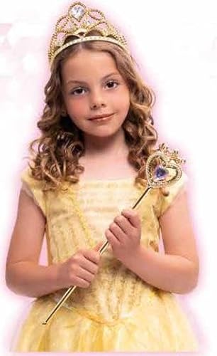 Rubies Prinzessin Fantasy Zubehör-Set für Mädchen und Jungen, mehrfarbige Tiara und Zauberstab, Kostümzubehör, offizieller Karneval, Weihnachten, Geburtstag und Party Rubies Prinzessin Fantasy Zubehör-Set für Mädchen und Jungen, mehrfarbige Tiara und Zauberstab, Kostümzubehör, offizieller Karneval, Weihnachten, Geburtstag und Party von Rubie's