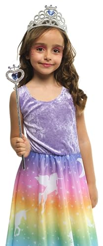 Rubies Prinzessin-Zubehör-Set für Mädchen und Jungen, Tiara und Zauberstab, Silber und Blau, Kostümzubehör, Karneval, Party und Geburtstag Rubies Prinzessin-Zubehör-Set für Mädchen und Jungen, Tiara und Zauberstab, Silber und Blau, Kostümzubehör, Karneval, Party und Geburtstag von Rubie's