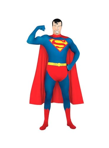 Rubies Superman Ganzkörperanzug Kostüm - Second Skin - Größe: S von Rubies