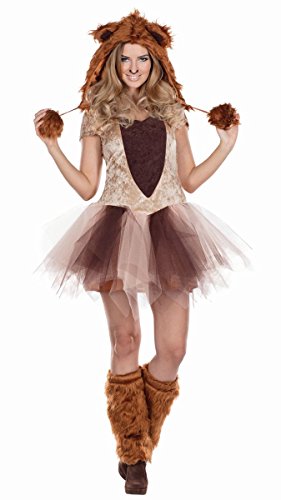 PartyXPeople Löwen Kostüm 3-teilig Minikleid | Damen Tierkostüm Raubkatze | Verkleidung Safari Zootier|Karneval und Fasching| braun 13242-42 PartyXPeople Löwen Kostüm 3-teilig Minikleid | Damen Tierkostüm Raubkatze | Verkleidung Safari Zootier|Karneval und Fasching| braun 13242-42 von PartyXPeople
