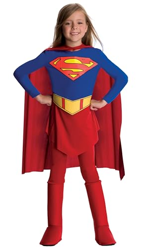 Rubie's offizielles Supergirl Mädchen Kostüm, Medium (5-7 Jahre) von Rubie's