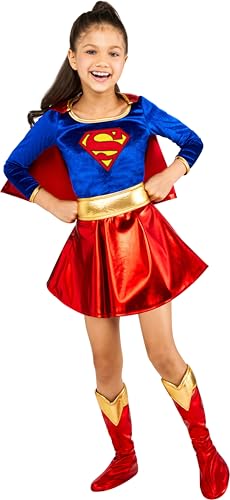 Rubie's Offizielles Supergirl Kinderverkleidung Mädchen-Superheld Kinderkostüm Outfit von Rubie's