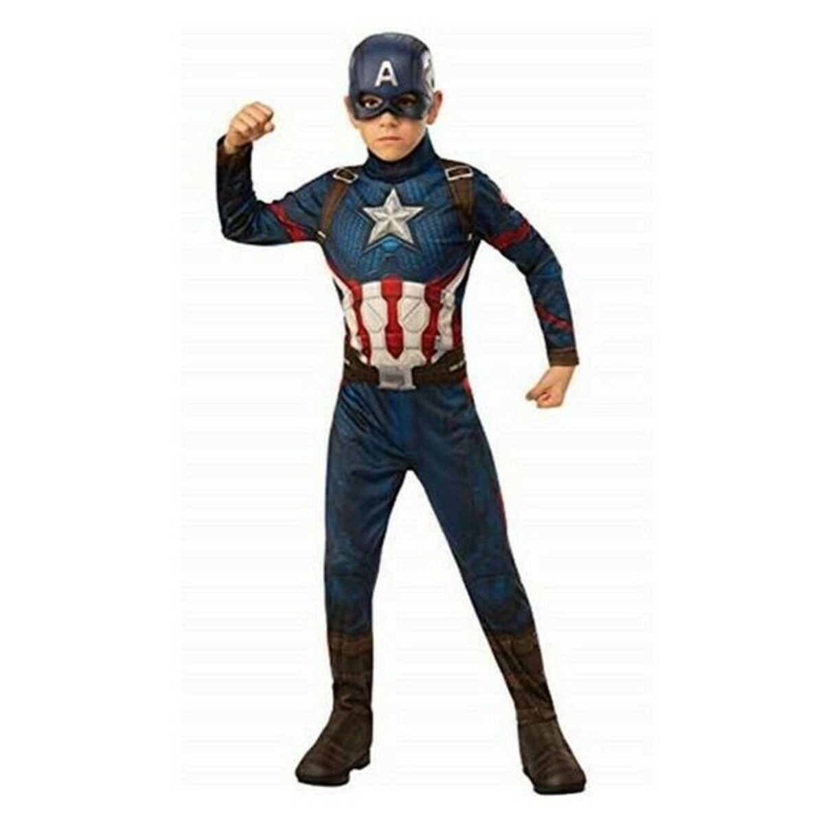 Verkleidung für Kinder Captain America Avengers Rubies 700647_L Blau Weiß Rot Silberfarben Silber L Verkleidung für Kinder Captain America Avengers Rubies 700647_L Blau Weiß Rot Silberfarben Silber L von Rubies