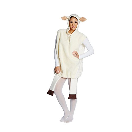 Rubie's Unisex Kostüm weißes Schaf zu Karneval Fasching Schafkostüm Gr.S von Rubie's