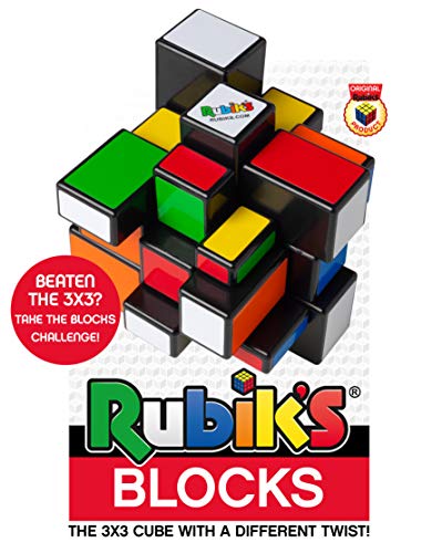 IDEAL , Rubik's Blocks Cube: Twist, Turn, Learn , Brainteaser Puzzles , Ages 8+ von IDEAL