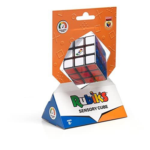 Rubik's 6063346 Rubiks Cube Sensory: Das Originale 3x3 Farbabstimmungspuzzle hilft Sehbehinderten von Rubik's