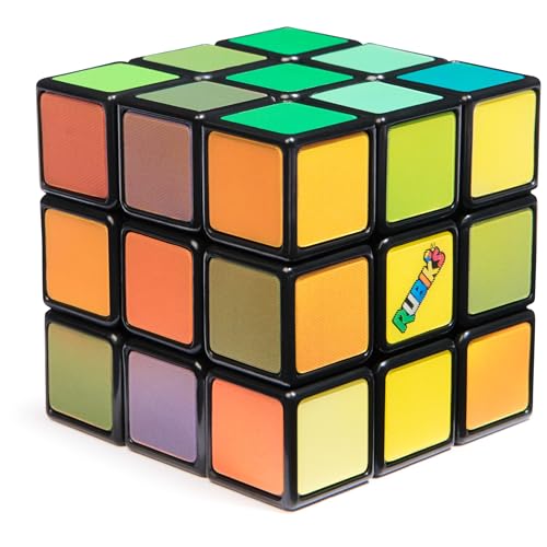 Rubik's 6063974 Chat Klassische Puzzlespiel mit Farbkorrektur und Problemlösung, 3 x 3 Originalproblemen von Fortgeschrittenen für Kinder und Erwachsene ab 7 Jahren, Unmöglich, 0 von Rubik's