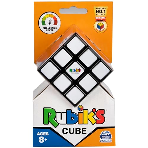 Rubik's Rubik’s Cube 3x3 Zauberwürfel - der Klassische 3x3 Cube für Logik-Akrobaten ab 8 Jahren und für unterwegs - hohe Qualität, leichtgängiges Handling, leuchtende Farben - Original Cube von Rubik's