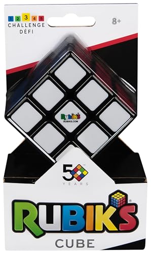 Rubik's Rubik’s Cube 3x3 Zauberwürfel - der Klassische 3x3 Cube für Logik-Akrobaten ab 8 Jahren und für unterwegs - hohe Qualität, leichtgängiges Handling, leuchtende Farben - Original Cube von Rubik's