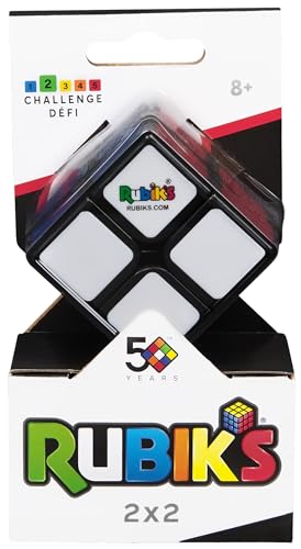 Rubik’s Mini 2x2 Zauberwürfel - der 2x2 Cube für Einsteiger ab 8 Jahren und für unterwegs - hohe Qualität, leichtgängiges Handling, leuchtende Farben - Original Rubik's Cube von Rubik's