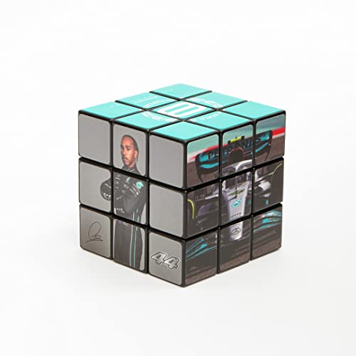 Rubiks Cube Mercedes 501070 AMG Petronas Formel 1 Team Limited Edition klassischer Zauberwürfel, 3x3 von Rubiks Cube Mercedes