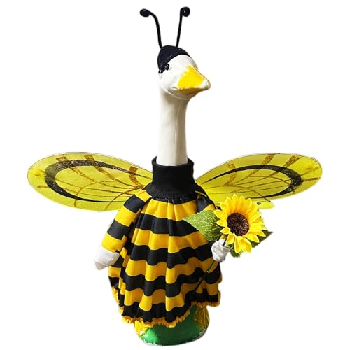 Rubu22a Gärtner-Gans-Bienenkostüm Outfit, passend für große 30 cm hohe Statuen (gelb) von Rubu22a