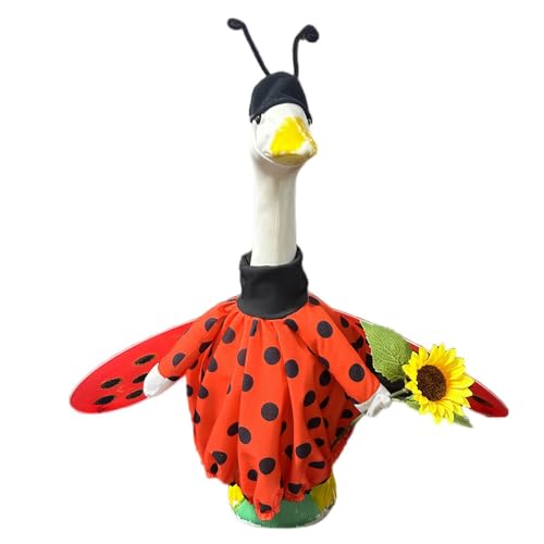 Rubu22a Gärtner-Gans-Bienenkostüm Outfit, passend für große 30 cm hohe Statuen (rot) von Rubu22a