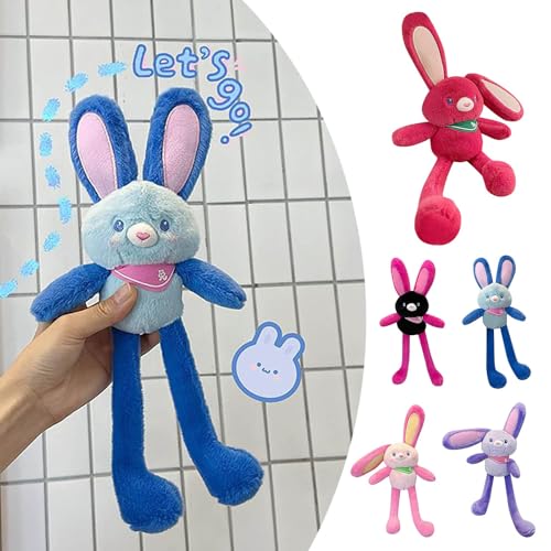 Rubu22a Hase mit Schlappohren 28 cm, Plüschtier, Soft Cuddly Friends, Flauschiges Stofftier zum Kuscheln und Spielen, Kuscheltier für Mädchen und Jungen, waschmaschinenfest (Lila) von Rubu22a