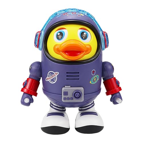 Rubu22a Tanzender Weltraumpanda Baby Spielzeug Dynamische Ente Singender Intelligenter Kinderspielzeug Ab 2 Monate Interaktives Kinder Sprechendes (Lila) von Rubu22a