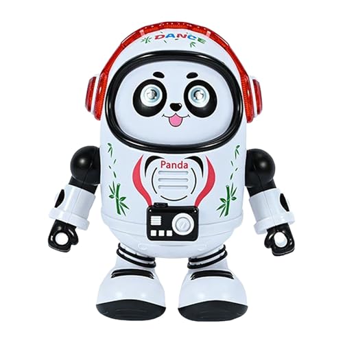 Rubu22a Tanzender Weltraumpanda Baby Spielzeug Dynamische Ente Singender Intelligenter Kinderspielzeug Ab 2 Monate Interaktives Kinder Sprechendes (Weiß) von Rubu22a