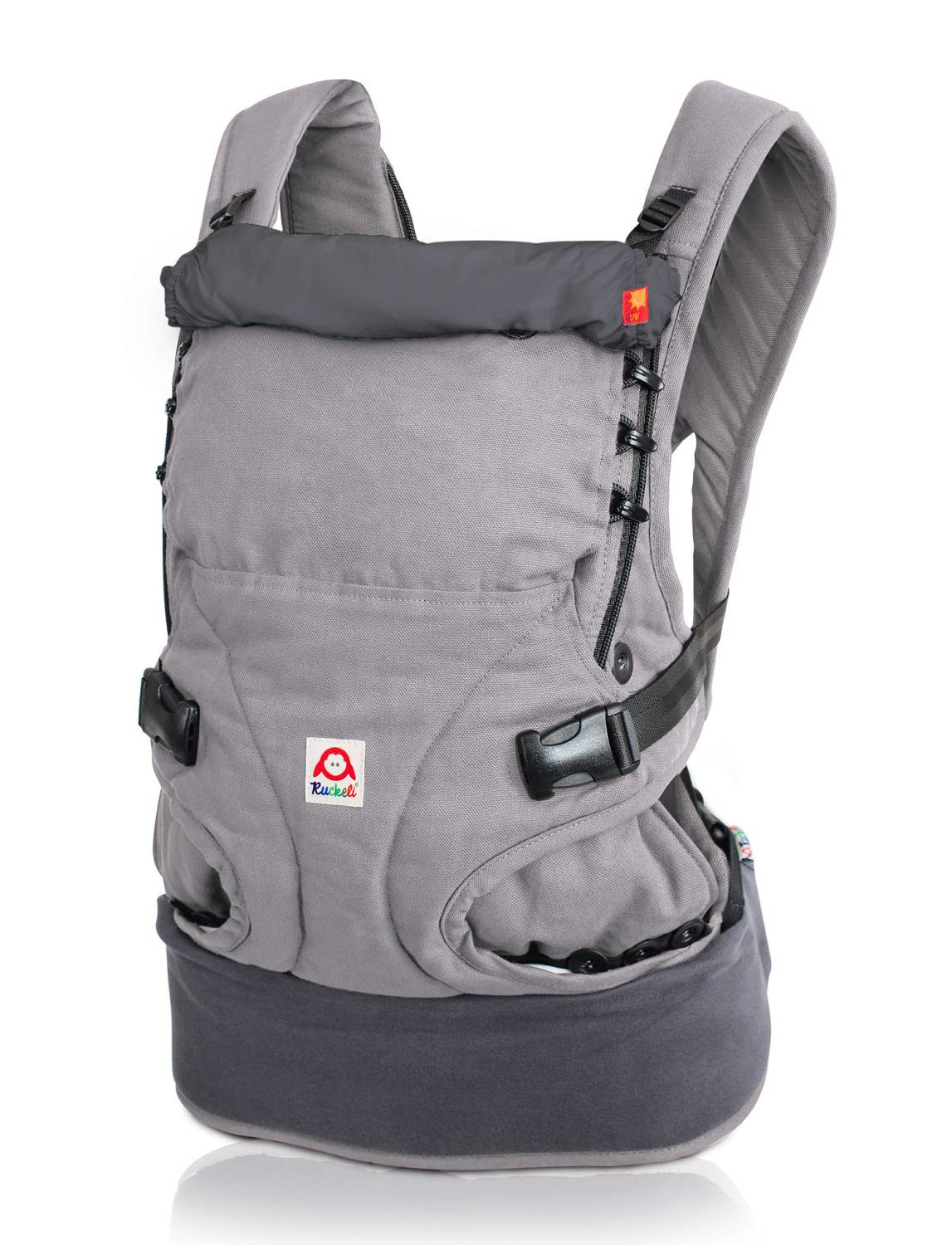 Ruckeli Full Buckle Babytrage - Smoky Grey von Ruckeli