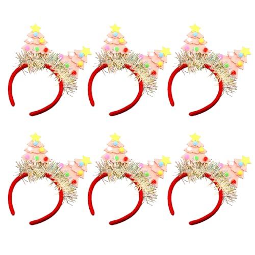 6 x Haarreifen für Erwachsene, Teenager, Karneval, Party, Kopfschmuck, luxuriöser Haarschmuck für Kinder und Erwachsene von Rudiaoa