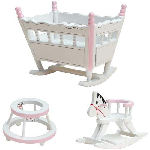Packung 3 Miniatur Holz Kinderzimmer Schlafzimmer Möbel Set Für 1/12 Dollhouses Kinder Tun Spiel Spielzeugkinder Sicheres Design. Packung 3 Miniatur Holz Kinderzimmer Schlafzimmer Möbel Set Für 1/12 Dollhouses Kinder Tun Spiel Spielzeugkinder Sicheres Design. von Rudiaoa