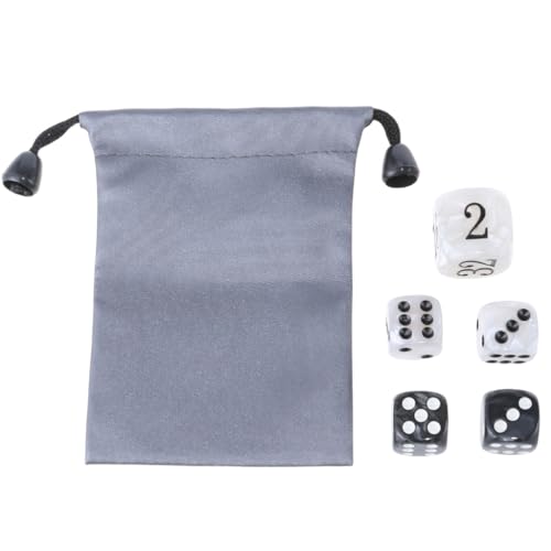 Rudiaoa 1 Set Acryl-Backgammon-Perlen, Würfel-Set, 22 mm Doppelwürfel und vier 16 mm Würfel mit Aufbewahrungstasche, Gaming Rudiaoa 1 Set Acryl-Backgammon-Perlen, Würfel-Set, 22 mm Doppelwürfel und vier 16 mm Würfel mit Aufbewahrungstasche, Gaming von Rudiaoa