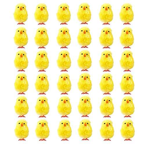 Rudiaoa 36 Stück Simulation Osterküken Fuzzy Gelb Huhn für Osterjagd Korbfüller Party Dekoration Kinder Lernen Rudiaoa 36 Stück Simulation Osterküken Fuzzy Gelb Huhn für Osterjagd Korbfüller Party Dekoration Kinder Lernen von Rudiaoa