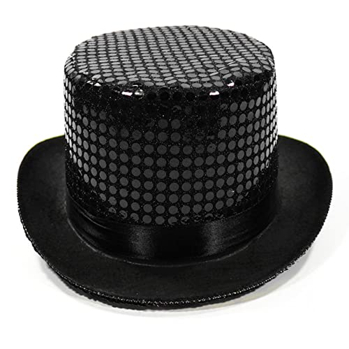 Rudiaoa Bowler Top Ringmeister Hat Pailletten Top Hat Magier Top Schweinetuchen Fedora Magier Gespielt Schweinekuchenhüte Für Frauen Rudiaoa Bowler Top Ringmeister Hat Pailletten Top Hat Magier Top Schweinetuchen Fedora Magier Gespielt Schweinekuchenhüte Für Frauen von Rudiaoa