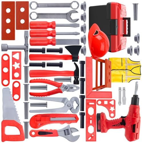 Rudiaoa Konstruktion Roleplay Game Toolbox Set Mit Funktionaler Elektrobohrerlagerung Organisatoren Kinder Bildungsworkshop Spielzeug Rudiaoa Konstruktion Roleplay Game Toolbox Set Mit Funktionaler Elektrobohrerlagerung Organisatoren Kinder Bildungsworkshop Spielzeug von Rudiaoa