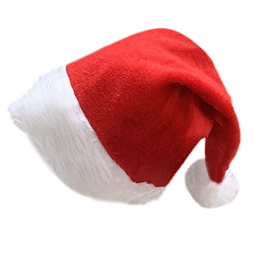 Rudiaoa Pelzige Weihnachtsmütze, Weihnachtsmütze, Party, Plüsch, Nikolausmütze, Navidad, Requisiten, Neujahr, dicke Weihnachtsmütze, Erwachsene und Kinder Rudiaoa Pelzige Weihnachtsmütze, Weihnachtsmütze, Party, Plüsch, Nikolausmütze, Navidad, Requisiten, Neujahr, dicke Weihnachtsmütze, Erwachsene und Kinder von Rudiaoa