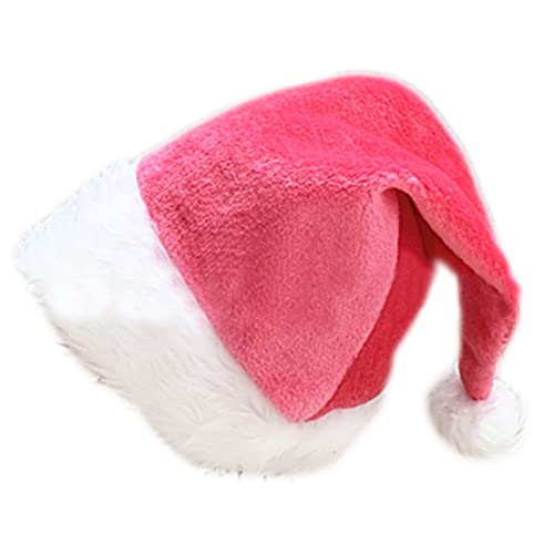 Rudiaoa Pelzige Weihnachtsmütze, Weihnachtsmütze, Party, Plüsch, Nikolausmütze, Navidad, Requisiten, Neujahr, dicke Weihnachtsmütze, Erwachsene und Kinder Rudiaoa Pelzige Weihnachtsmütze, Weihnachtsmütze, Party, Plüsch, Nikolausmütze, Navidad, Requisiten, Neujahr, dicke Weihnachtsmütze, Erwachsene und Kinder von Rudiaoa