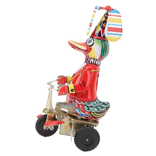 Rudiaoa Tinplate Duck Dreiradspielzeug Einzigartiges Windup Design Für Erwachsene Und Kinder Vintage Mechanical Toy Rudiaoa Tinplate Duck Dreiradspielzeug Einzigartiges Windup Design Für Erwachsene Und Kinder Vintage Mechanical Toy von Rudiaoa