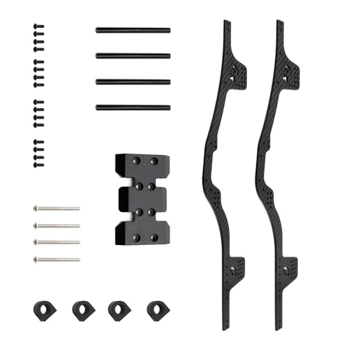 Rudiaoa Upgrade Zubehör Fernbedienung Crawlers Frame Chassis Kits Für SCX10 90046 Aluminium Chassis Kits Mit Abgewinkelten Skid Rudiaoa Upgrade Zubehör Fernbedienung Crawlers Frame Chassis Kits Für SCX10 90046 Aluminium Chassis Kits Mit Abgewinkelten Skid von Rudiaoa