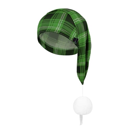 Rudiaoa Weihnachtsmütze, dicke Plaids und weiße pelzige Pompons für Weihnachtsfeiern, Verkleidungen, Cosplay, mehrfarbig Rudiaoa Weihnachtsmütze, dicke Plaids und weiße pelzige Pompons für Weihnachtsfeiern, Verkleidungen, Cosplay, mehrfarbig von Rudiaoa