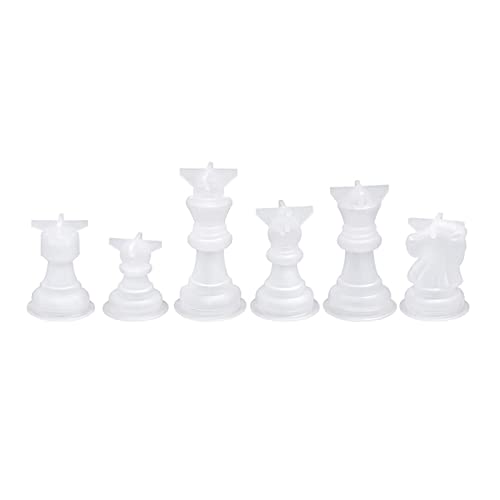 Schachbrett Silikonharzform Set Mit Schachstücken Schimmel von Rudiaoa