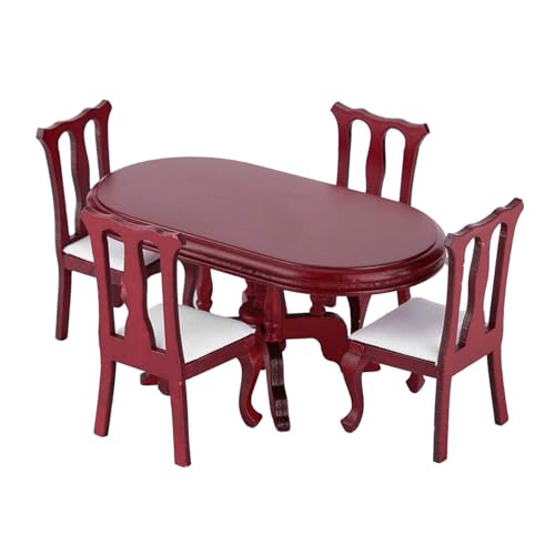 Vintage Stuhl Toy Tischfigur Modell Realistischer Tisch Vintage Realistic Doll House Trep Play Dining Set Vintage Stuhl Toy Tischfigur Modell Realistischer Tisch Vintage Realistic Doll House Trep Play Dining Set von Rudiaoa