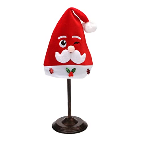 Weihnachtsmütze, Weihnachtsmannmütze, Urlaubsmütze für Erwachsene, Uni, goldfarben, bequem, rot, für Neujahrsparty Weihnachtsmütze, Weihnachtsmannmütze, Urlaubsmütze für Erwachsene, Uni, goldfarben, bequem, rot, für Neujahrsparty von Rudiaoa
