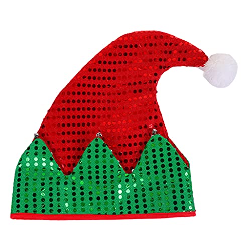 Weihnachtsmütze, rot, grün, weich, lustig, Weihnachtsmannmütze, für Jungen, Mädchen, für Weihnachten, Urlaub, Mottoparty, Zubehör, Partyzubehör Weihnachtsmütze, rot, grün, weich, lustig, Weihnachtsmannmütze, für Jungen, Mädchen, für Weihnachten, Urlaub, Mottoparty, Zubehör, Partyzubehör von Rudiaoa