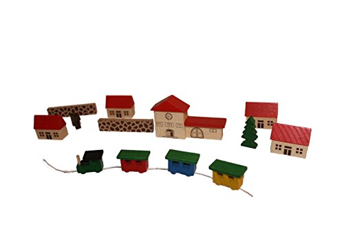 Holzspielzeug Spielzeugdorf mit Bahnhof im Beutel NEU Holzdorf Holzbaustein Dorf Spielsortiment Strategiespiel Geschicklichkeitsspiel Bauspiel Geduldsspiel Holzgestaltung Spiele Holz Seiffen Holzspielzeug Spielzeugdorf mit Bahnhof im Beutel NEU Holzdorf Holzbaustein Dorf Spielsortiment Strategiespiel Geschicklichkeitsspiel Bauspiel Geduldsspiel Holzgestaltung Spiele Holz Seiffen von Rudolphs Schatzkiste