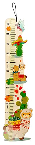 Rudolphs Schatzkiste Holzdekoration Messlatte Lama BxHxT 1,8x7,5x0,06cm NEU Messen Messholz Skala Größe Zollstock Lineal Holzdekoration Holzspielzeug Holzgestaltung Spiele Holz Seiffen Erzgebirge von Rudolphs Schatzkiste