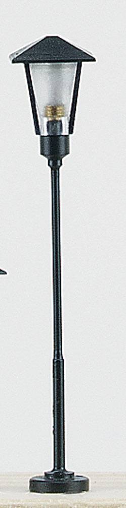 Eisenbahnlampe - Laterne schwarz, Spur N, 19V von Rülke Holzspielzeug