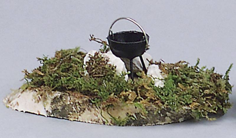 Feuerstelle mit Kessel, Breite 50 mm von Kahlert Licht