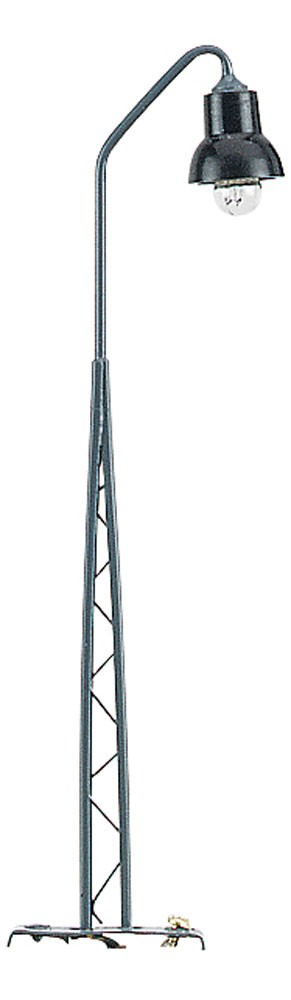 Gittermastlampe Spur H0, 1 flammig, 110mm Gittermastlampe Spur H0, 1 flammig, 110mm von Kahlert Licht
