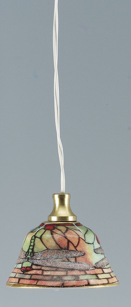 Hängelampe Porzellan Glocke, für Puppenhaus von Rülke Holzspielzeug